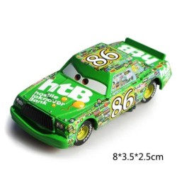 Disney Pixar Cars 3 2 metal turnat mașină jucărie Fulger McQueen Regina Angliei Fritter Miss pentru copii băiat ziua de naștere 