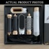 Set de pieptene fierbinte pentru uscător de păr 5 în 1, fier de ondulat profesional, instrument de coafare pentru îndreptat păru