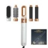 Set de pieptene fierbinte pentru uscător de păr 5 în 1, fier de ondulat profesional, instrument de coafare pentru îndreptat păru