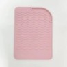 Covoraș portabil din silicon rezistent la căldură, ondulator de îndreptat păr, tampon izolator, anti-alunecare, covoraș anti-înc