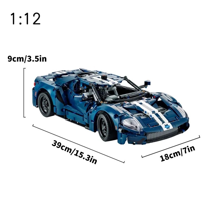 Tehnic 1:12 Blocuri de construcție Supercar Cărămizi FARD 42154 Kit de modele de mașini pentru adulți băieți Jucării Set de cole Tehnic 1:12 Blocuri de construcție Supercar Cărămizi FARD 42154 Kit de modele de mașini pentru adulți băieți Jucării Set de cole