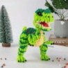 Lumea animalelor Blocuri de construcție a dinozaurilor Jucării uriașe Tyrannosaurus Rex Cărămizi DIY Model de asamblare Cadou de