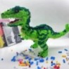 Lumea animalelor Blocuri de construcție a dinozaurilor Jucării uriașe Tyrannosaurus Rex Cărămizi DIY Model de asamblare Cadou de