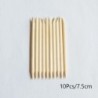 Lurayee Nail Cuticule Pusher Bețișoare de lemn portocaliu Dispozitiv de îndepărtare a manichiurii de unghii Design din lemn Lac 