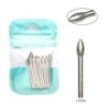 Set de burghie pentru unghii, 10 buc, freză cu diamant, accesoriu pentru manichiură, mașină electrică, pedichiură, perie pentru 