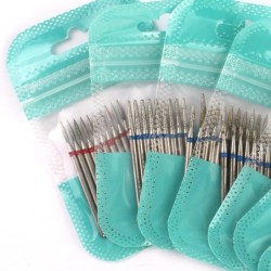 Set de burghie pentru unghii, 10 buc, freză cu diamant, accesoriu pentru manichiură, mașină electrică, pedichiură, perie pentru 
