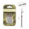 Set de burghie pentru unghii, 10 buc, freză cu diamant, accesoriu pentru manichiură, mașină electrică, pedichiură, perie pentru 