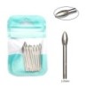 Set de burghie pentru unghii, 10 buc, freză cu diamant, accesoriu pentru manichiură, mașină electrică, pedichiură, perie pentru 