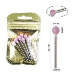 Set de burghie pentru unghii, 10 buc, freză cu diamant, accesoriu pentru manichiură, mașină electrică, pedichiură, perie pentru 