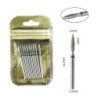 Set de burghie pentru unghii, 10 buc, freză cu diamant, accesoriu pentru manichiură, mașină electrică, pedichiură, perie pentru 