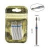 Set de burghie pentru unghii, 10 buc, freză cu diamant, accesoriu pentru manichiură, mașină electrică, pedichiură, perie pentru 