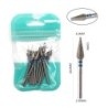 Set de burghie pentru unghii, 10 buc, freză cu diamant, accesoriu pentru manichiură, mașină electrică, pedichiură, perie pentru 