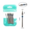 Set de burghie pentru unghii, 10 buc, freză cu diamant, accesoriu pentru manichiură, mașină electrică, pedichiură, perie pentru 