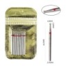 Set de burghie pentru unghii, 10 buc, freză cu diamant, accesoriu pentru manichiură, mașină electrică, pedichiură, perie pentru 