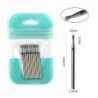 Set de burghie pentru unghii, 10 buc, freză cu diamant, accesoriu pentru manichiură, mașină electrică, pedichiură, perie pentru 