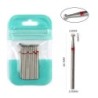 Set de burghie pentru unghii, 10 buc, freză cu diamant, accesoriu pentru manichiură, mașină electrică, pedichiură, perie pentru 