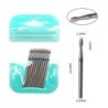 Set de burghie pentru unghii, 10 buc, freză cu diamant, accesoriu pentru manichiură, mașină electrică, pedichiură, perie pentru 
