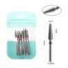 Set de burghie pentru unghii, 10 buc, freză cu diamant, accesoriu pentru manichiură, mașină electrică, pedichiură, perie pentru 