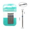 Set de burghie pentru unghii, 10 buc, freză cu diamant, accesoriu pentru manichiură, mașină electrică, pedichiură, perie pentru 