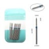 Set de burghie pentru unghii, 10 buc, freză cu diamant, accesoriu pentru manichiură, mașină electrică, pedichiură, perie pentru 