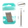Set de burghie pentru unghii, 10 buc, freză cu diamant, accesoriu pentru manichiură, mașină electrică, pedichiură, perie pentru 