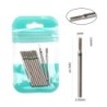 Set de burghie pentru unghii, 10 buc, freză cu diamant, accesoriu pentru manichiură, mașină electrică, pedichiură, perie pentru 