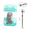 Set de burghie pentru unghii, 10 buc, freză cu diamant, accesoriu pentru manichiură, mașină electrică, pedichiură, perie pentru 