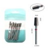 Set de burghie pentru unghii, 10 buc, freză cu diamant, accesoriu pentru manichiură, mașină electrică, pedichiură, perie pentru 
