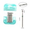 Set de burghie pentru unghii, 10 buc, freză cu diamant, accesoriu pentru manichiură, mașină electrică, pedichiură, perie pentru 