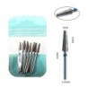 Set de burghie pentru unghii, 10 buc, freză cu diamant, accesoriu pentru manichiură, mașină electrică, pedichiură, perie pentru 