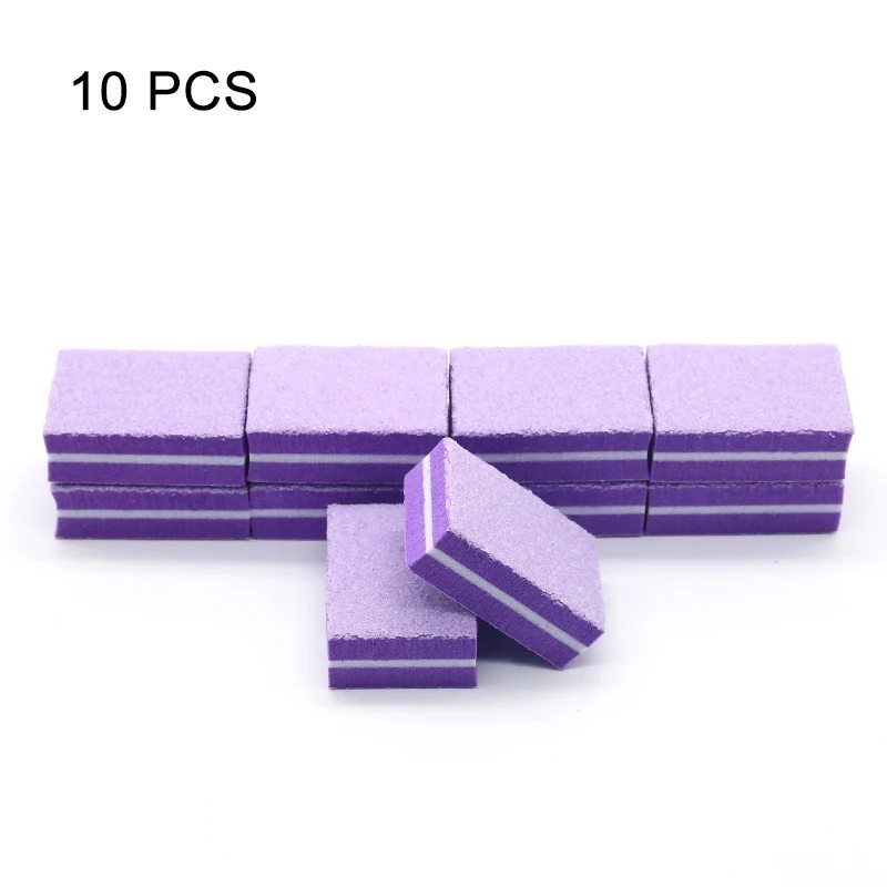 Nails Buffer Grind Buffing Block Pilă de unghii roz pentru Pedichiură Manichiură Îngrijire Nail Art Burete Tampon Lac Accesorii 