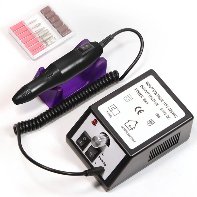 LINMANDA 35000RPM Mașină electrică de găurit unghii Manichiură cu set de burghie pentru unghii Pile de unghii Burghie Instrument