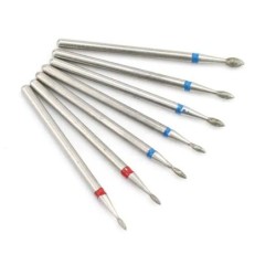 6 bucăți freză pentru manichiură, diamant, ceramică, burghie pentru unghii, freze, set de freze pentru unghii, gel, mașini-unelt