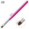 1-9 bucăți stilou perie pentru arta unghiilor 3D tips tip fototerapie gel UV acrilic extensie constructor acoperire pix pictura 