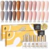 BORN PRETTY Set de lacuri de unghii cu gel Primavara Vara Bomboane Dulci Moale Roz Galben Violet Albastru Verde Culoare Varnis S