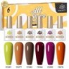 BORN PRETTY Set de lacuri de unghii cu gel Primavara Vara Bomboane Dulci Moale Roz Galben Violet Albastru Verde Culoare Varnis S