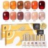 BORN PRETTY Set de lacuri de unghii cu gel Primavara Vara Bomboane Dulci Moale Roz Galben Violet Albastru Verde Culoare Varnis S