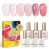 BORN PRETTY Set de lacuri de unghii cu gel Primavara Vara Bomboane Dulci Moale Roz Galben Violet Albastru Verde Culoare Varnis S
