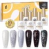 BORN PRETTY Set de lacuri de unghii cu gel Primavara Vara Bomboane Dulci Moale Roz Galben Violet Albastru Verde Culoare Varnis S