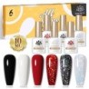 BORN PRETTY Set de lacuri de unghii cu gel Primavara Vara Bomboane Dulci Moale Roz Galben Violet Albastru Verde Culoare Varnis S