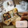 Case de păpuși din lemn DIY Cutie amuzantă realizată manual Cutie miniaturală de teatru Case de păpuși drăguțe Seturi de asambla