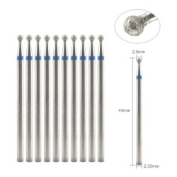 10 buc. Freză cu diamant pentru manichiură Burghie electrice pentru unghii Accesoriu mașină de pedichiură Instrument de îndepărt