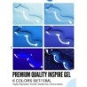 Set de lacuri de unghii cu gel YOKEFELLOW 6 buc. 10 ml albastru regal Pigment bogat Soak off Miros redus Lac gel de lunga durata