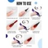 Set de lacuri de unghii cu gel YOKEFELLOW 6 buc. 10 ml albastru regal Pigment bogat Soak off Miros redus Lac gel de lunga durata