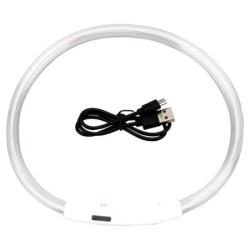 Guler de câine cu LED, zgarda luminoasă USB pentru pisică, 3 moduri de lumină LED, pentru prevenirea pierderii, guler LED pentru