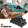 30 de rulouri de pungi pentru caca de câine. Saci de unică folosință pentru deșeuri pentru animale de companie. Design de saci p