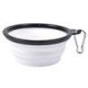 1000 ml bol mare pliabil pentru câini pentru animale de companie bol din silicon pliabil pentru călătorie în aer liber recipient
