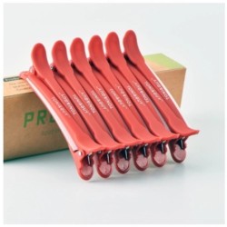 12 bucăți agrafe pentru coafură, salon, instrumente profesionale pentru femei, împletite, cleme din plastic negru pentru ac de p