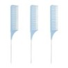 3 buc Perie de păr Piepteni de coafat Set de pieptene cu coadă Pieptene de vopsit pentru colorat Instrument de salon Secționare 