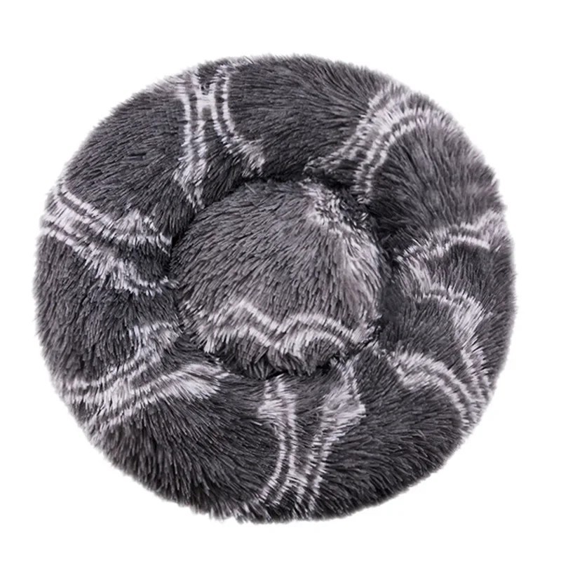Pat rotund pentru animale de companie de 40-90 cm pentru pat mare pentru câini Pat super moale pentru pisici Casă lungă pentru c